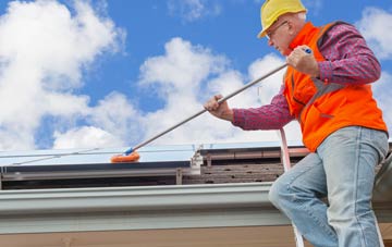 Weston Underwood soft wash roof cleaning